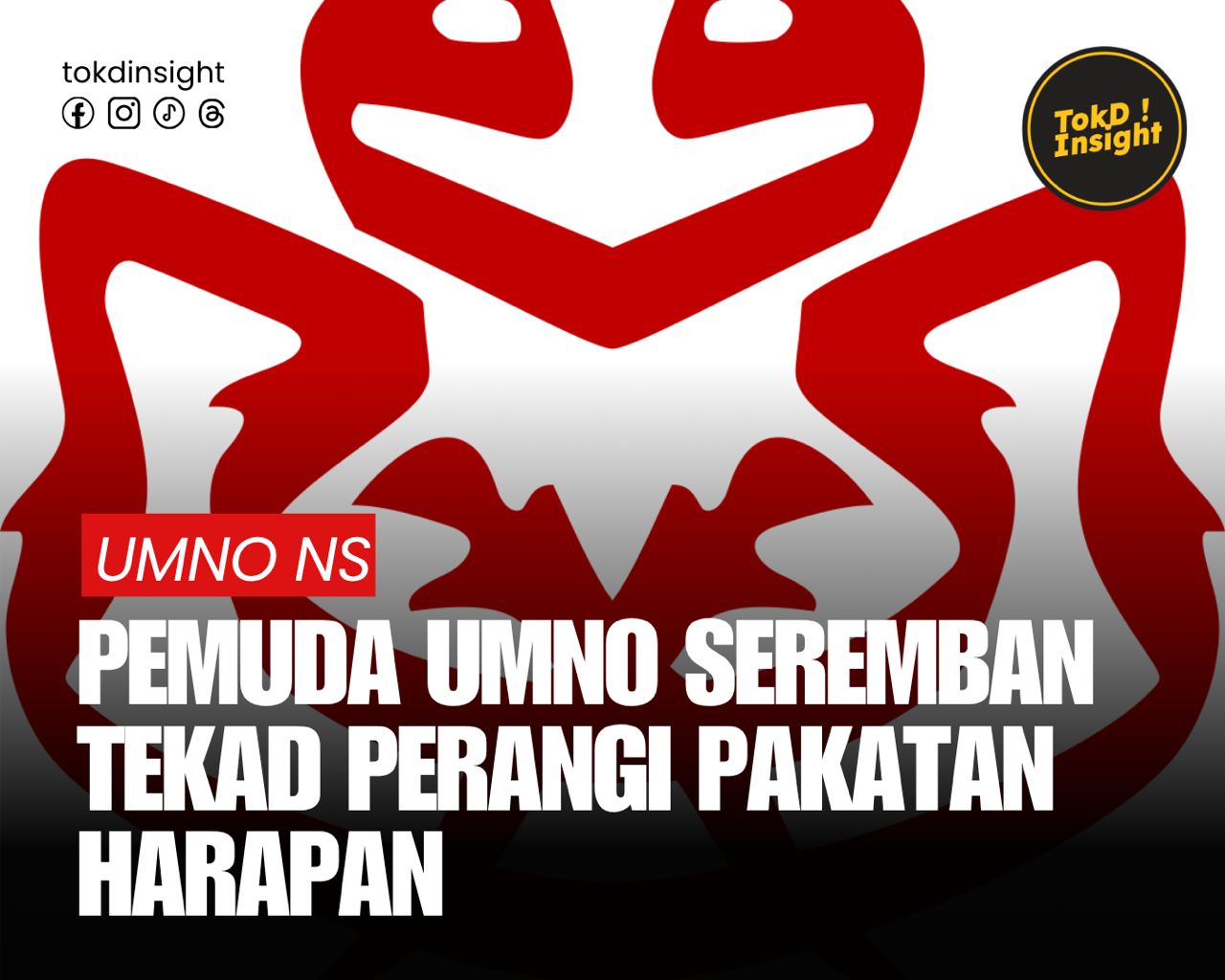 “Gelanggang Sudah Dibuka” : Pemuda UMNO Seremban Tekad Perangi PH