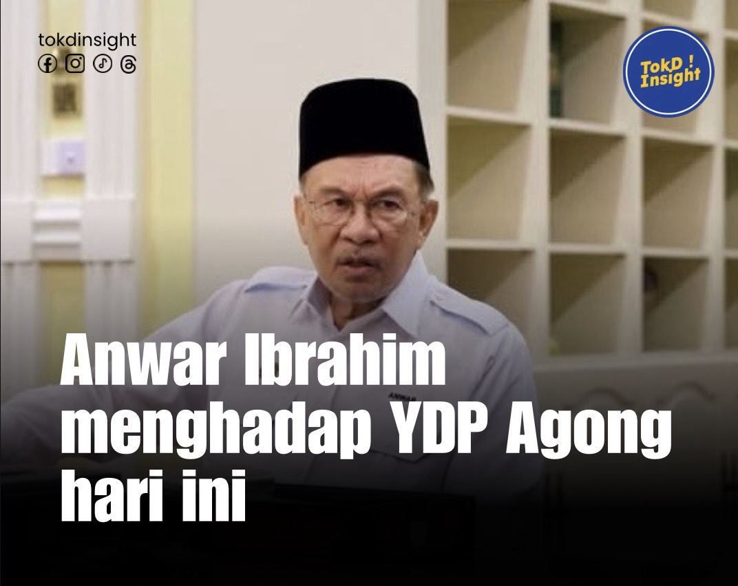 Anwar Ibrahim menghadap Yang di-Pertuan Agong hari ini