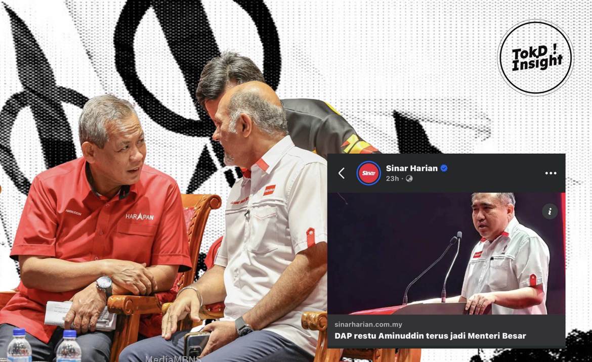 DAP Sokong Aminuddin Harun Kekal Menteri Besar Negeri Sembilan Jika PH Menang PRN